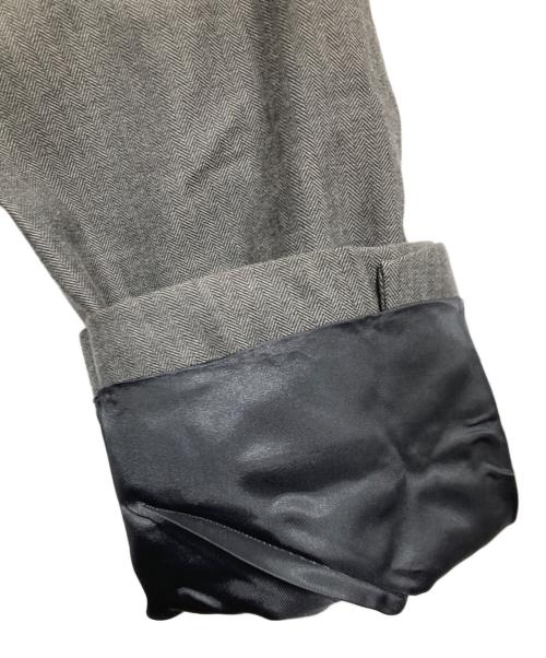 ERMENEGILDO ZEGNA（エルメネジルド・ゼニア）ERMENEGILDO ZEGNA (エルメネジルド・ゼニア) FILO (フィーロ) ヘリンボーン2Bスーツ グレー サイズ:表記無しの古着・服飾アイテム