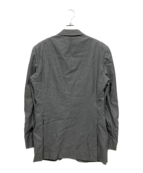 ERMENEGILDO ZEGNA（エルメネジルド・ゼニア）ERMENEGILDO ZEGNA (エルメネジルド・ゼニア) FILO (フィーロ) ヘリンボーン2Bスーツ グレー サイズ:表記無しの古着・服飾アイテム