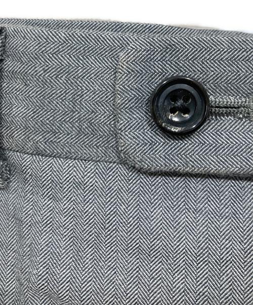 ERMENEGILDO ZEGNA（エルメネジルド・ゼニア）ERMENEGILDO ZEGNA (エルメネジルド・ゼニア) FILO (フィーロ) ヘリンボーン2Bスーツ グレー サイズ:表記無しの古着・服飾アイテム