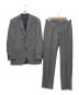 ERMENEGILDO ZEGNA（エルメネジルド・ゼニア）の古着「ヘリンボーン2Bスーツ」｜グレー