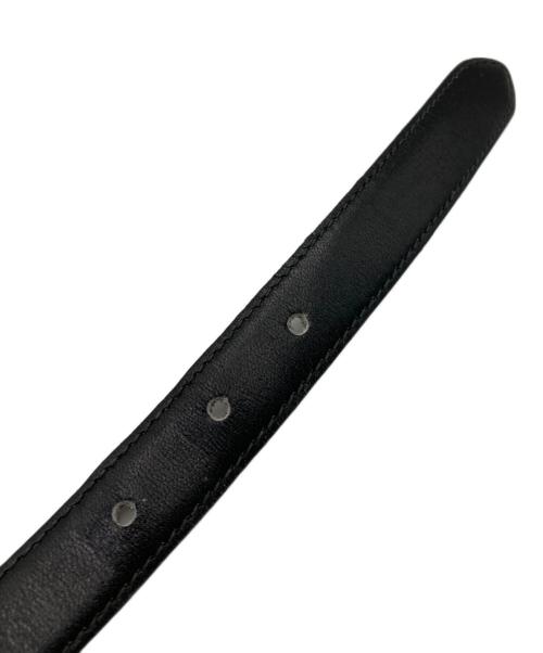 CELINE（セリーヌ）CELINE (セリーヌ) トリオンフレザーベルト ブラックの古着・服飾アイテム