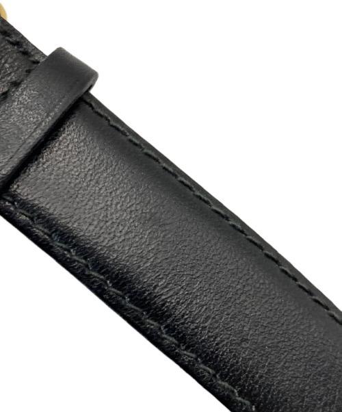 CELINE（セリーヌ）CELINE (セリーヌ) トリオンフレザーベルト ブラックの古着・服飾アイテム