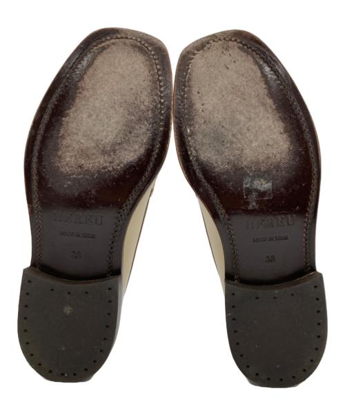 HEREU（ヘリュー）HEREU (ヘリュー) ペニーローファー ベージュ サイズ:38の古着・服飾アイテム