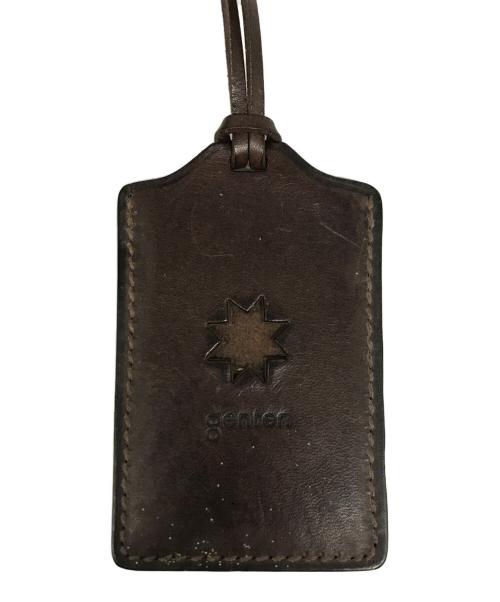 genten（ゲンテン）genten (ゲンテン) カットワークレザーショルダーバッグ ブラウンの古着・服飾アイテム