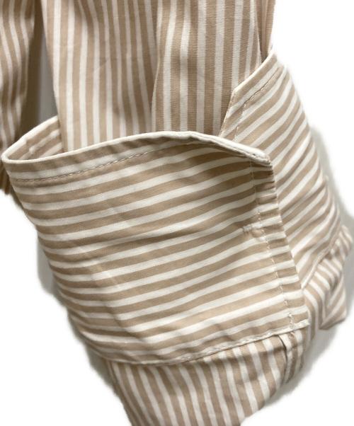 CELINE（セリーヌ）CELINE (セリーヌ) カーナビー ストライプルーズシャツ ベージュ サイズ:41の古着・服飾アイテム