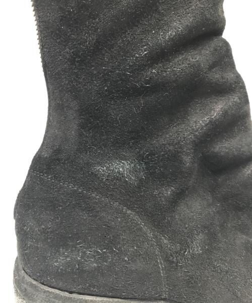 GUIDI（グイディ）GUIDI (グイディ) Back Zip Boots Suede ブラック サイズ:42の古着・服飾アイテム