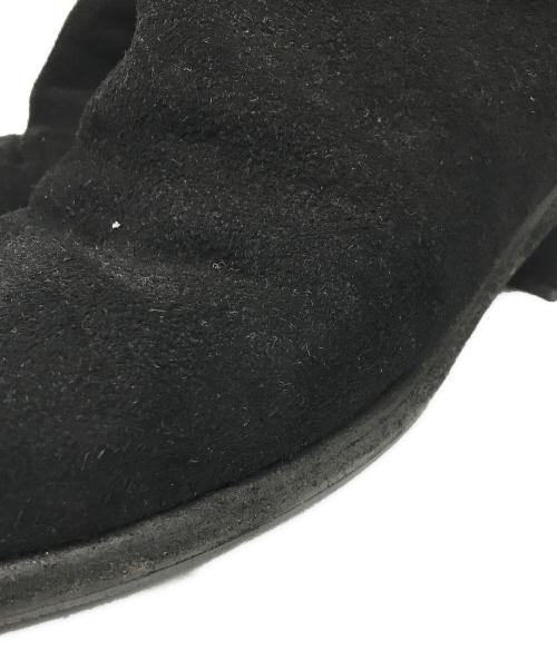 GUIDI（グイディ）GUIDI (グイディ) Back Zip Boots Suede ブラック サイズ:42の古着・服飾アイテム