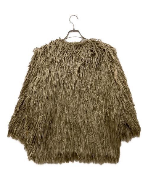 FUMIE=TANAKA（フミエタナカ）FUMIE=TANAKA (フミエタナカ) エコファーコート ベージュ サイズ:1の古着・服飾アイテム