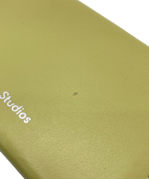 Acne studios（アクネ ストゥディオス）ACNE STUDIOS (アクネ ストゥディオス) カードケース グリーンの古着・服飾アイテム