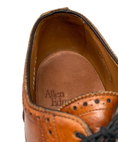 Allen Edmonds（アレン エドモンズ）Allen Edmonds (アレン エドモンズ) メダリオンキャップトゥシューズ ブラウン サイズ:9の古着・服飾アイテム