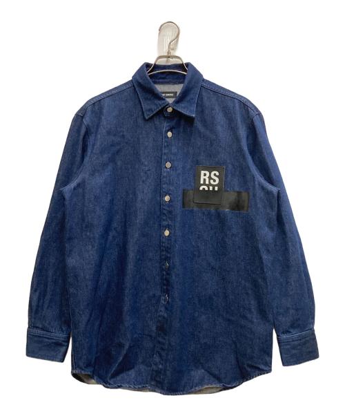 RAF SIMONS（ラフシモンズ）RAF SIMONS (ラフシモンズ) CARRY OVER DENIM SHIRT インディゴ サイズ:Sの古着・服飾アイテム