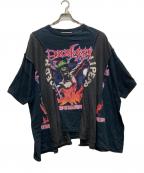 DISCOVEREDディスカバード）の古着「WIDE BAND TEE」｜ブラック