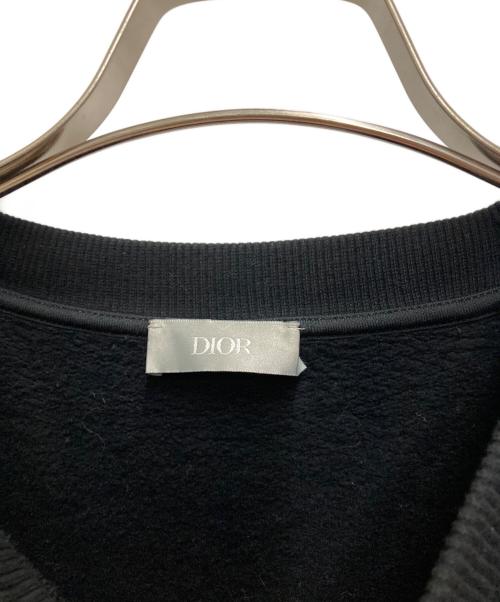 DIOR HOMME（ディオール オム）DIOR HOMME (ディオール オム) CDロゴエンプロイダリースウェット ブラック サイズ:Ⅼの古着・服飾アイテム