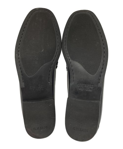 G.H.BASS（ジーエイチバス）G.H.BASS (ジーエイチバス) WEEJUNSローファー ブラック サイズ:26㎝の古着・服飾アイテム