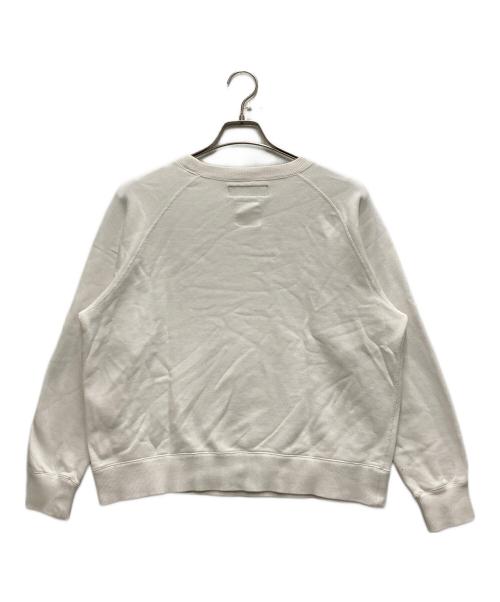 MADISON BLUE（マディソンブルー）MADISON BLUE (マディソンブルー) ロゴトレーナー ホワイト サイズ:1の古着・服飾アイテム