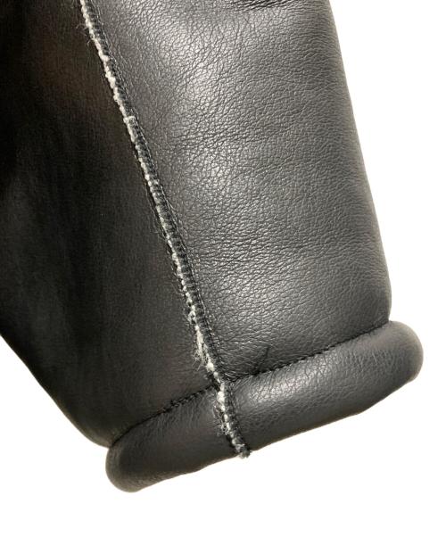 NKNIT（ンニット）NKNIT (ンニット) Vegan Mouton Hooded Zip Jacket ブラック サイズ:表記無しの古着・服飾アイテム