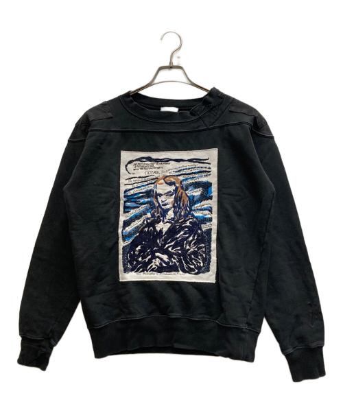 DIOR HOMME（ディオール オム）DIOR HOMME (ディオール オム) SWEAT ML COLR PATCH ブラック サイズ:XXSの古着・服飾アイテム