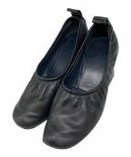 CELINEセリーヌ）の古着「ソフトバレリーナヒールパンプス」｜ブラック