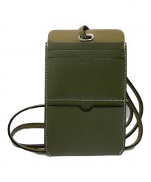 J.W.ANDERSON（ジェイダブリューアンダーソン）の古着「ショルダーカードケース」｜グリーン