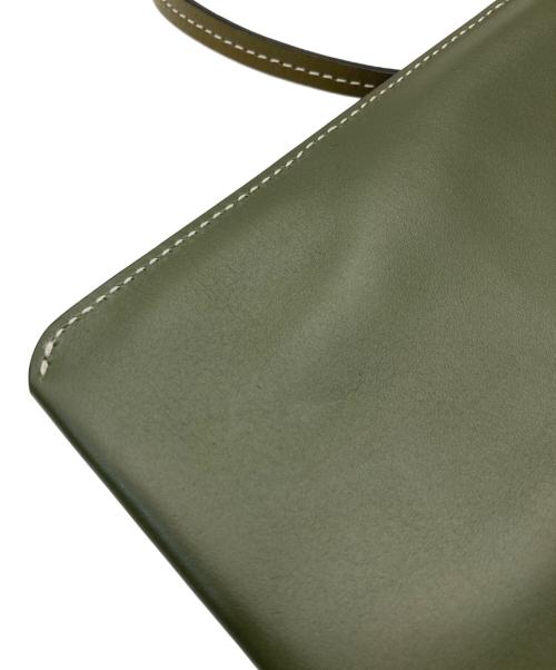 J.W.ANDERSON（ジェイダブリューアンダーソン）J.W.ANDERSON (ジェイダブリューアンダーソン) ショルダーカードケース グリーンの古着・服飾アイテム