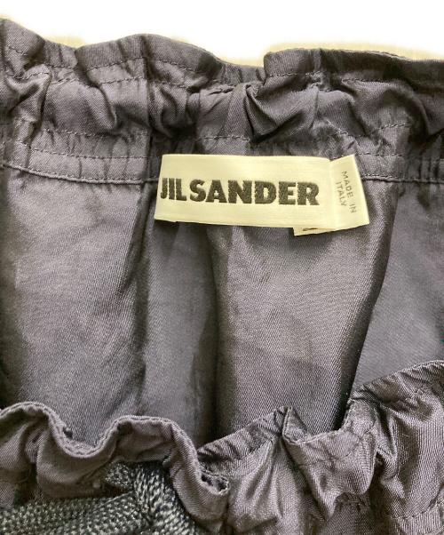 JIL SANDER（ジルサンダー）JIL SANDER (ジルサンダー) レーヨンシルクスカート ネイビー サイズ:32の古着・服飾アイテム