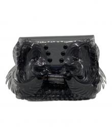 Mame Kurogouchi（マメクロゴウチ）の古着「Transparent Sculptural Micro Chain Bag」｜ブラック
