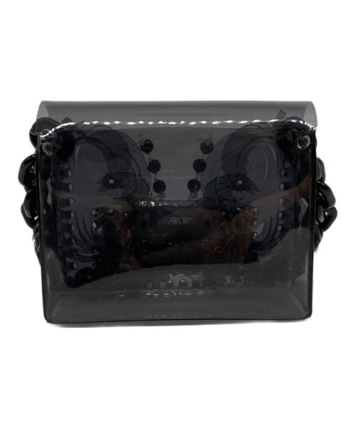 Mame Kurogouchi（マメクロゴウチ）Mame Kurogouchi (マメクロゴウチ) Transparent Sculptural Micro Chain Bag ブラックの古着・服飾アイテム
