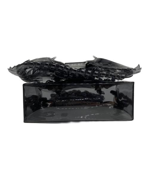 Mame Kurogouchi（マメクロゴウチ）Mame Kurogouchi (マメクロゴウチ) Transparent Sculptural Micro Chain Bag ブラックの古着・服飾アイテム