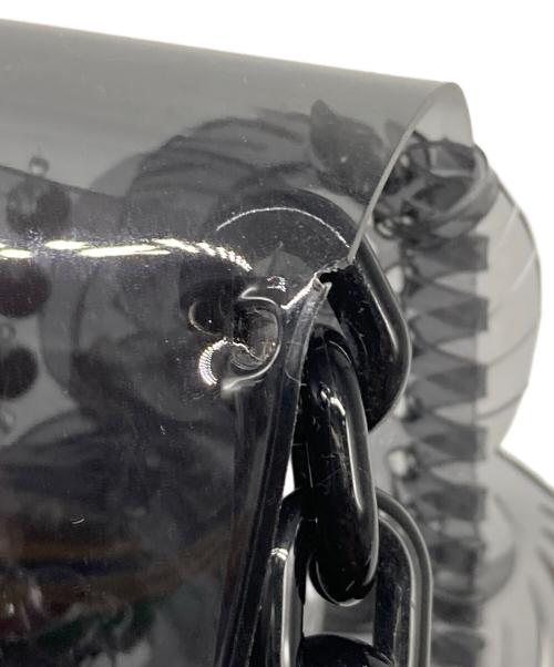 Mame Kurogouchi（マメクロゴウチ）Mame Kurogouchi (マメクロゴウチ) Transparent Sculptural Micro Chain Bag ブラックの古着・服飾アイテム