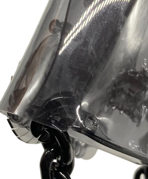 Mame Kurogouchi（マメクロゴウチ）Mame Kurogouchi (マメクロゴウチ) Transparent Sculptural Micro Chain Bag ブラックの古着・服飾アイテム