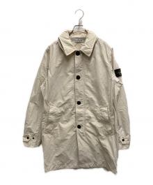 STONE ISLAND（ストーンアイランド）の古着「ナイロンレップスステンカラーコート」｜ベージュ