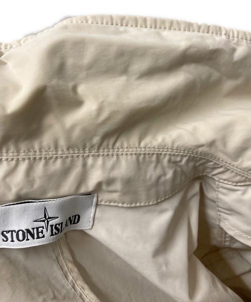 STONE ISLAND（ストーンアイランド）STONE ISLAND (ストーンアイランド) ナイロンレップスステンカラーコート ベージュ サイズ:Mの古着・服飾アイテム