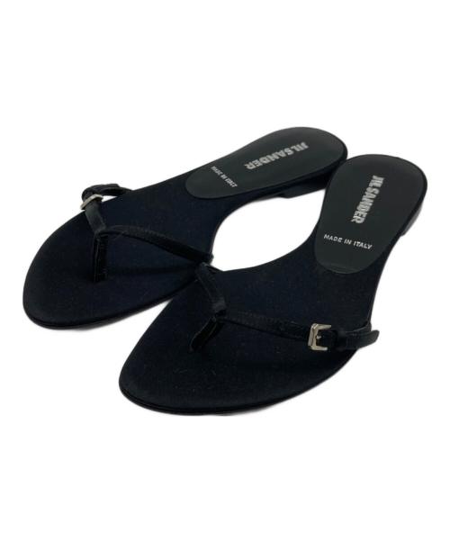 JIL SANDER（ジルサンダー）JIL SANDER (ジルサンダー) サンダル ブラック サイズ:22.5cmの古着・服飾アイテム
