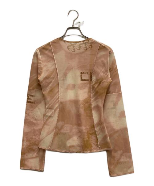 PARANOID（パラノイド）PARANOID (パラノイド) PEGADAS Mesh Blouse ベージュ サイズ:FREEの古着・服飾アイテム