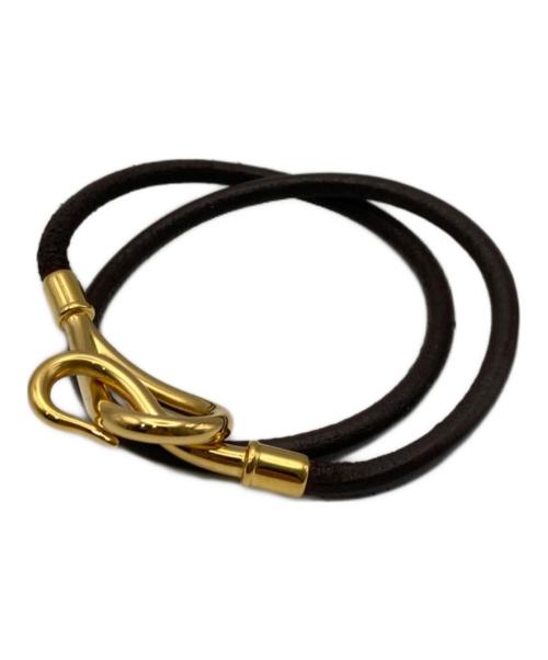 HERMES（エルメス）HERMES (エルメス) ジャンボブレスレット ブラウンの古着・服飾アイテム