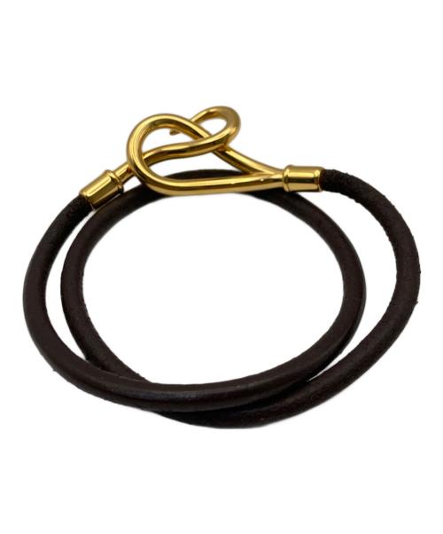 HERMES（エルメス）HERMES (エルメス) ジャンボブレスレット ブラウンの古着・服飾アイテム