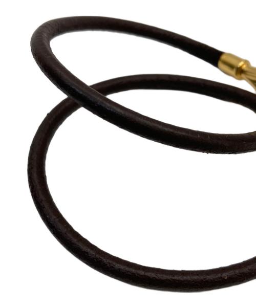 HERMES（エルメス）HERMES (エルメス) ジャンボブレスレット ブラウンの古着・服飾アイテム