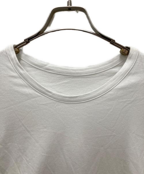 GROUND Y（グラウンドワイ）GROUND Y (グラウンドワイ) Cotton Jersey A Tied Shirt ホワイト サイズ:Lの古着・服飾アイテム