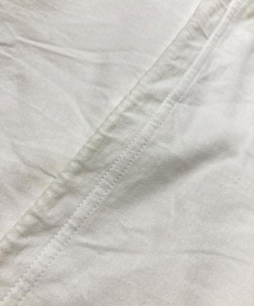 GROUND Y（グラウンドワイ）GROUND Y (グラウンドワイ) Cotton Jersey A Tied Shirt ホワイト サイズ:Lの古着・服飾アイテム