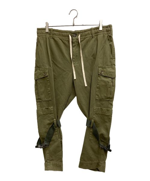 DOLCE & GABBANA（ドルチェ＆ガッバーナ）DOLCE & GABBANA (ドルチェ＆ガッバーナ) ボンテージパンツ オリーブ サイズ:Lの古着・服飾アイテム