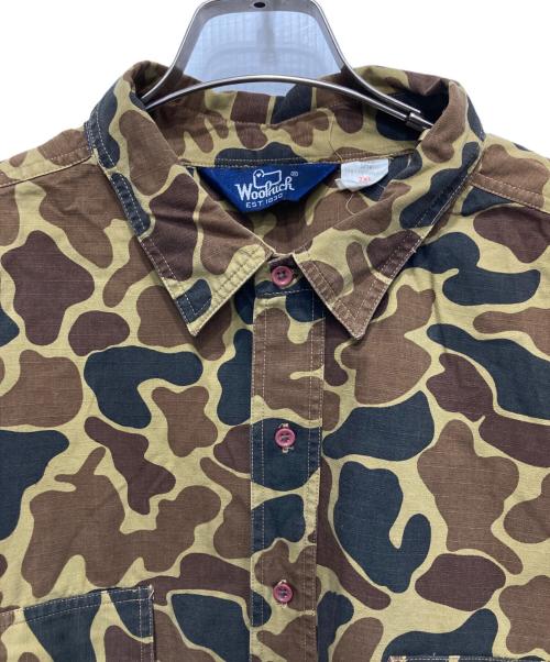 WOOLRICH（ウールリッチ）WOOLRICH (ウールリッチ) 80'S~90'S カモ柄 エポレット付きシャツ ベージュ サイズ:2XLの古着・服飾アイテム