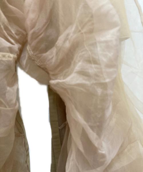 MAISON SPECIAL（メゾンスペシャル）MAISON SPECIAL (メゾンスペシャル) Tulle Tiered Belt Skirt ベージュ サイズ:FREEの古着・服飾アイテム