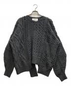 ENFOLD×motohiro tanjiエンフォルド×モトヒロ タンジ）の古着「CABLE PULLOVER」｜グレー