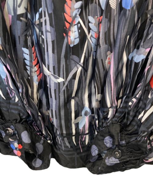 PAUL SMITH（ポールスミス）Paul Smith (ポールスミス) 総柄ブラウス ネイビー サイズ:44の古着・服飾アイテム