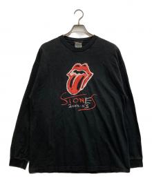 ROLLING STONES（ローリングストーンズ）の古着「00`SバンドL/S TEE」｜ブラック