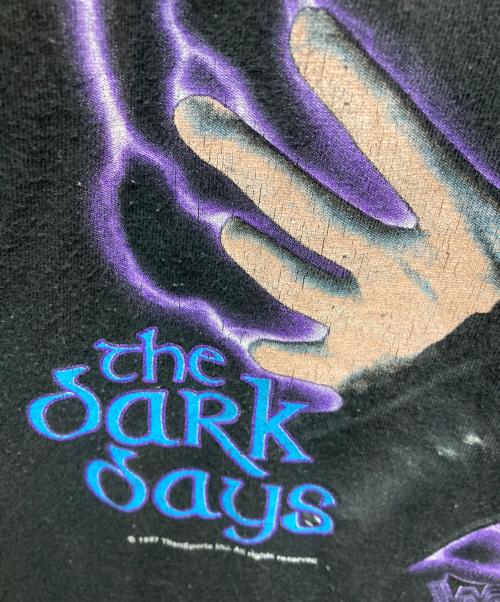 undertaker（アンダーテイカー）UNDERTAKER (アンダーテイカー) 90`SプロレスTEE ブラック サイズ:XLの古着・服飾アイテム