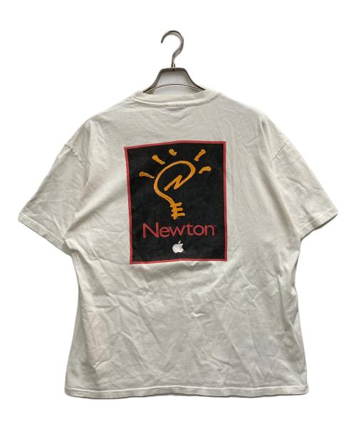 APPLE NEWTON（アップルネットワーク）APPLE NEWTON (アップルネットワーク) 90`SバックプリントTEE ホワイト サイズ:XLの古着・服飾アイテム