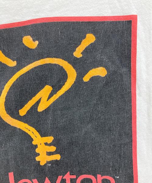 APPLE NEWTON（アップルネットワーク）APPLE NEWTON (アップルネットワーク) 90`SバックプリントTEE ホワイト サイズ:XLの古着・服飾アイテム