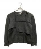 COMME des GARCONS SHIRTコムデギャルソンシャツ）の古着「パッチワークニット」｜グレー