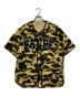 A BATHING APE（アベイシングエイプ）の古着「1st Camo Baseball Shirt」｜ベージュ
